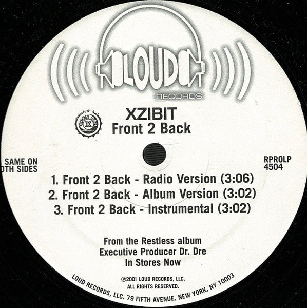 Xzibit - Front 2 Back - 2001