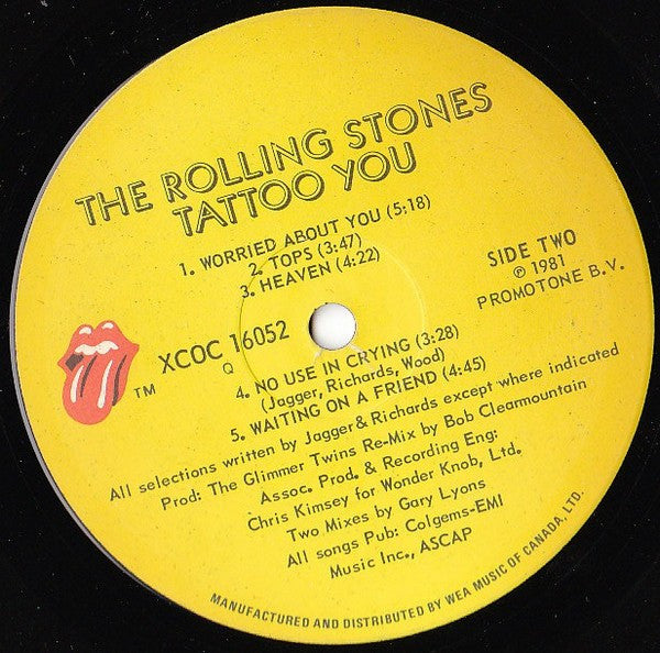 Rolling Stones, The - Tattoo You - 1981