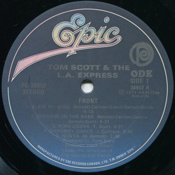 Tom Scott - Tom Scott And The L.A. Express