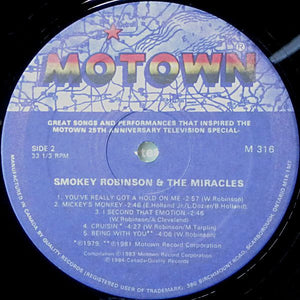 Miracles, The - Great Songs And Performances That Inspired The Motown 25th Anniversary Television Special - 1984