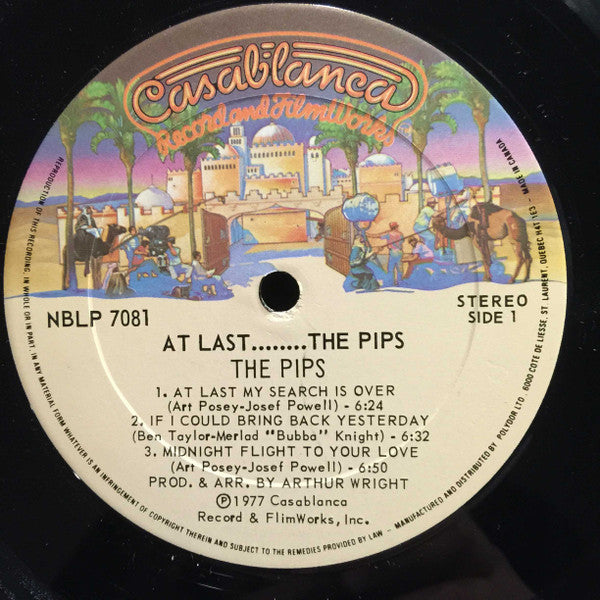 Pips, The - At Last... The Pips - 1977