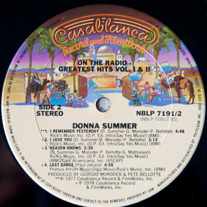 Donna Summer - On The Radio - Greatest Hits Volumes I & II - 1979