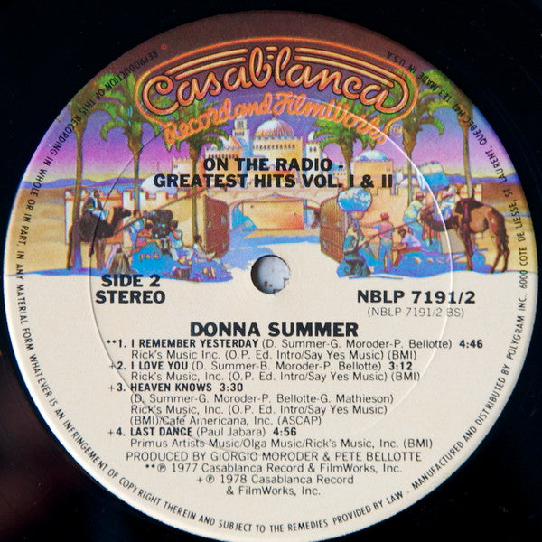 Donna Summer - On The Radio - Greatest Hits Volumes I & II - 1979