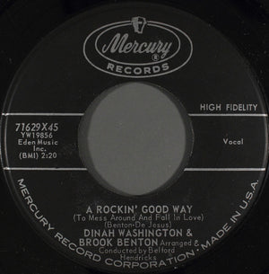 Dinah Washington & Brook Benton - A Rockin' Good Way (To Mess Around And Fall In Love) / I Believe Vinyl Record