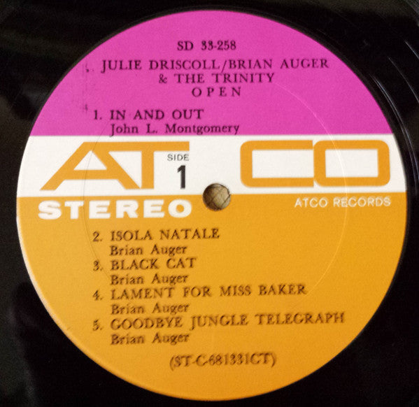 Julie Driscoll, Brian Auger & The Trinity - Open - 1968