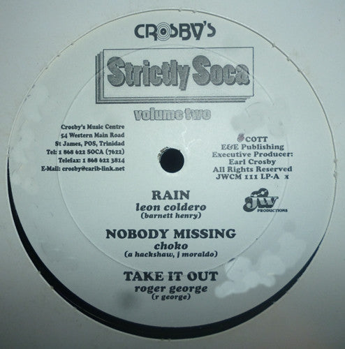 Various - Strictly Soca Volume Two -