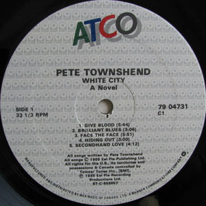Pete Townshend - White City (A Novel) - 1985