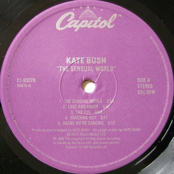 Kate Bush - The Sensual World - 1989