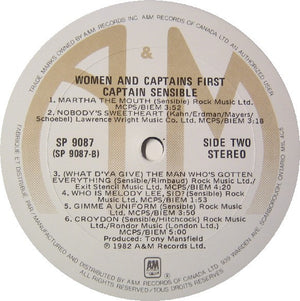 Captain Sensible - Women And Captains First - 1982