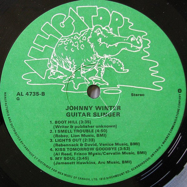 Johnny Winter - Guitar Slinger - 1984