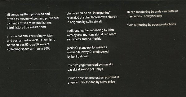 Steven Wilson - Insurgentes - 2009