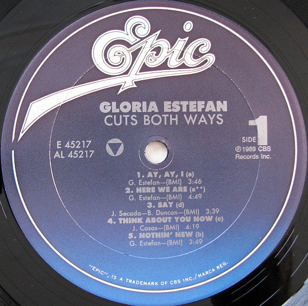 Gloria Estefan - Cuts Both Ways Vinyl Record