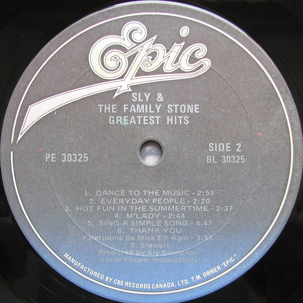 Sly & The Family Stone - Greatest Hits - 1979
