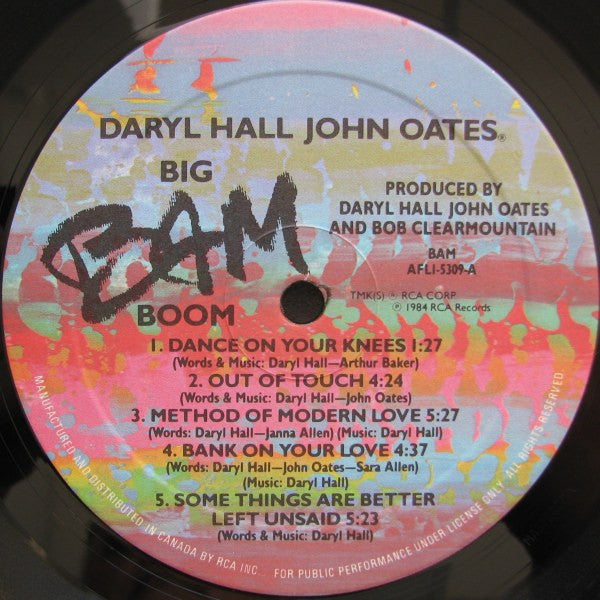 Daryl Hall & John Oates - Big Bam Boom - 1984