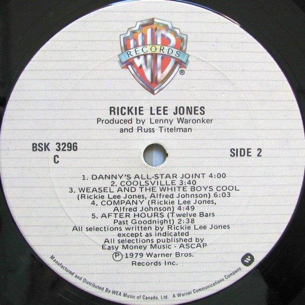 Rickie Lee Jones - Rickie Lee Jones - 1979