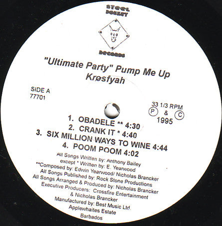 Krosfyah - "Ultimate Party" Pump Me Up - 1995