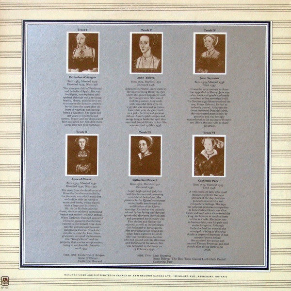 Rick Wakeman - The Six Wives Of Henry VIII - 1974