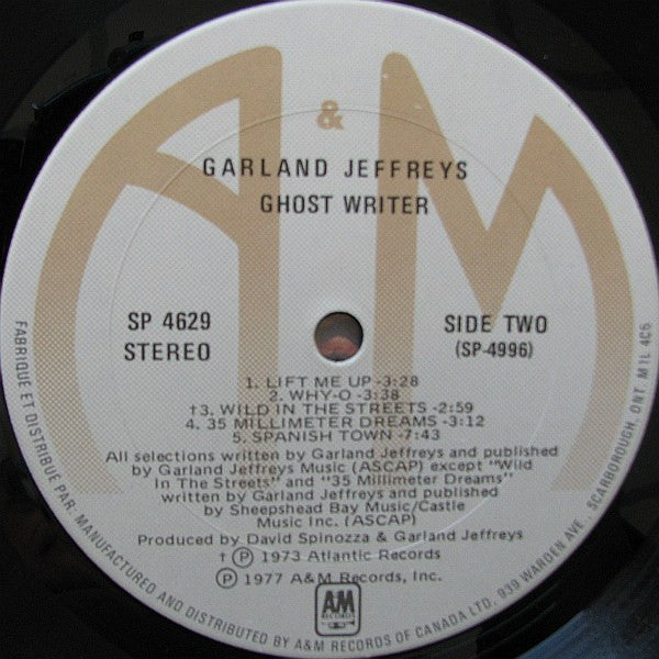 Garland Jeffreys - Ghost Writer -