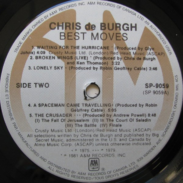 Chris de Burgh - Best Moves - 1981