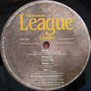 The Human League - Crash Vinyl Record