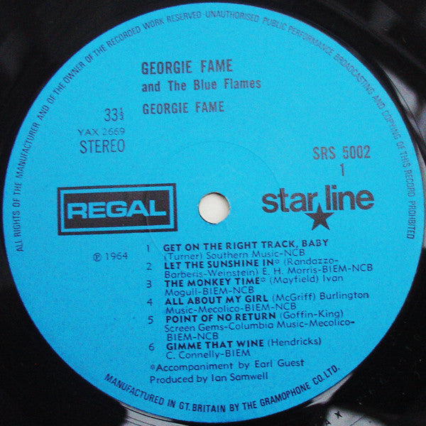 Georgie Fame & The Blue Flames - Georgie Fame