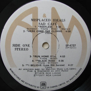 Sad Café - Misplaced Ideals - 1978