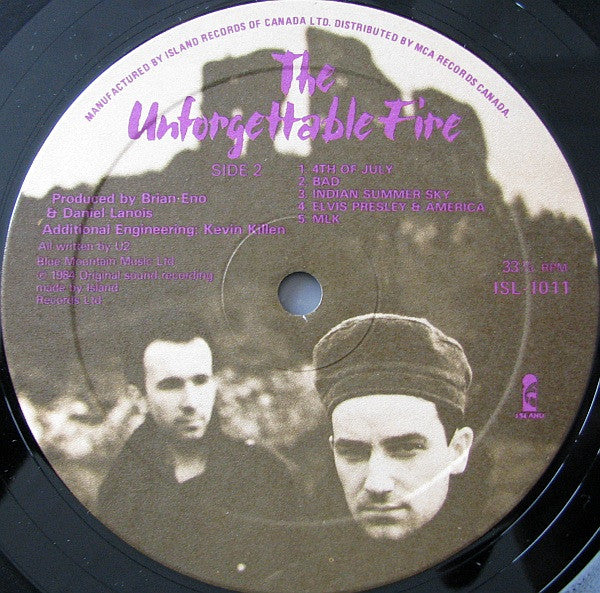 U2 - The Unforgettable Fire - 1984