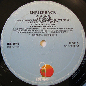 Shriekback - Oil And Gold - 1985