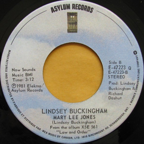 Lindsey Buckingham - Trouble - 1981