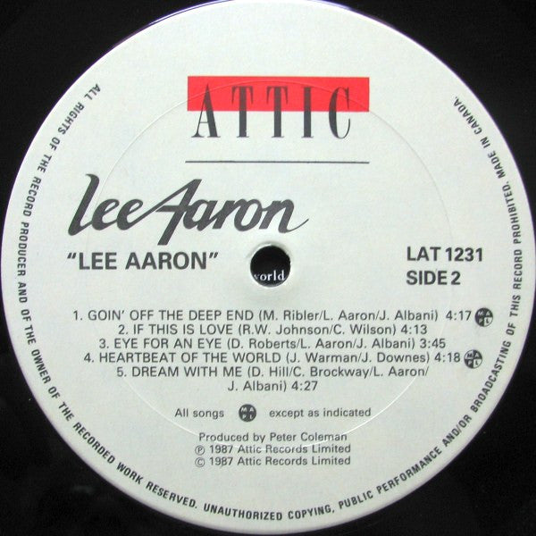 Lee Aaron - Lee Aaron - 1987