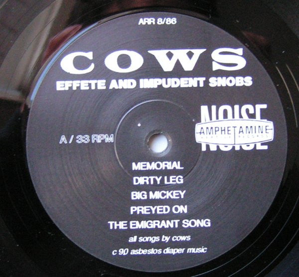 Cows - Effete And Impudent Snobs