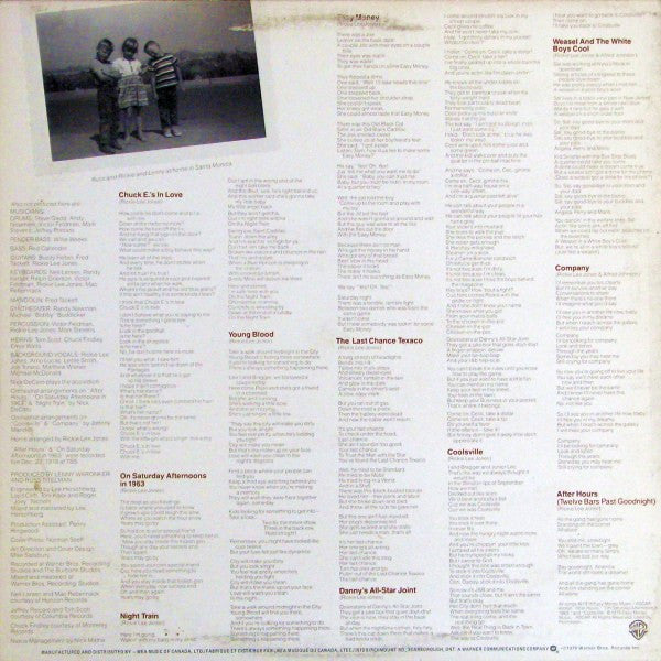 Rickie Lee Jones - Rickie Lee Jones - 1979