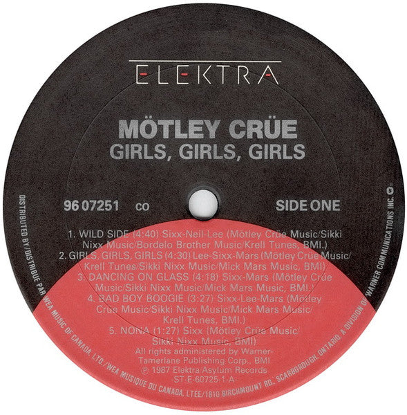 Mötley Crüe - Girls, Girls, Girls - 1987