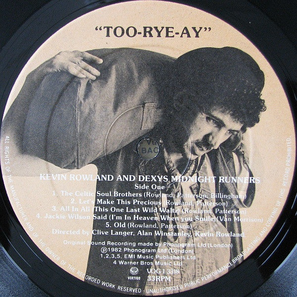 Kevin Rowland & Dexys Midnight Runners - Too-Rye-Ay - 1982