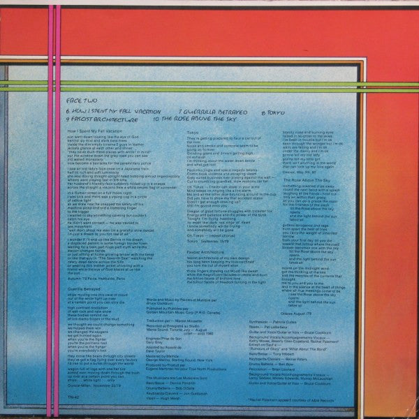 Bruce Cockburn - Humans - 1980