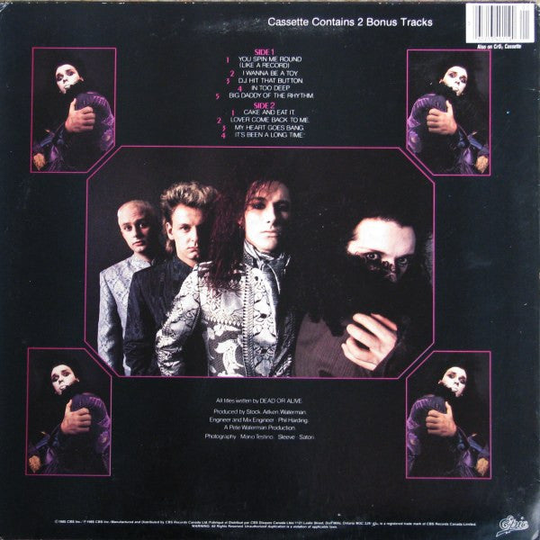 Dead Or Alive - Youthquake - 1985