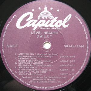 Sweet, The - Level Headed - 1978