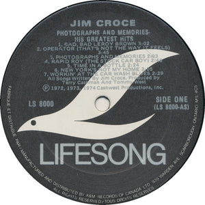Jim Croce - Photographs And Memories His Greatest Hits