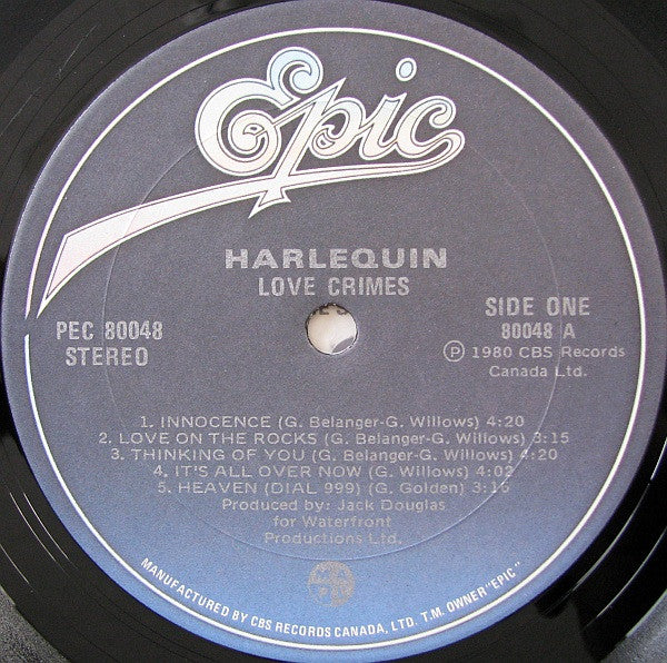Harlequin - Love Crimes - 1980