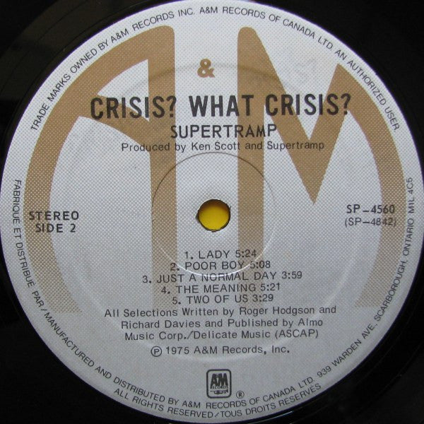 Supertramp - Crisis? What Crisis?
