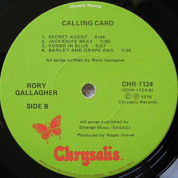 Rory Gallagher - Calling Card - 1976