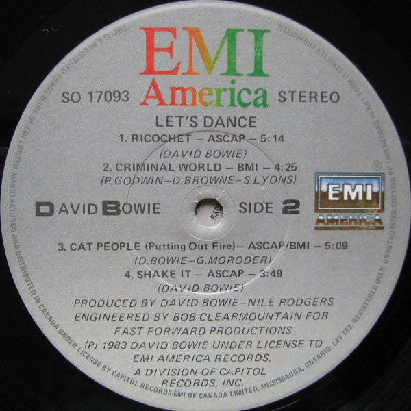 David Bowie - Let's Dance - 1983