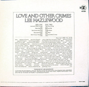 Lee Hazlewood - Love And Other Crimes - 1968