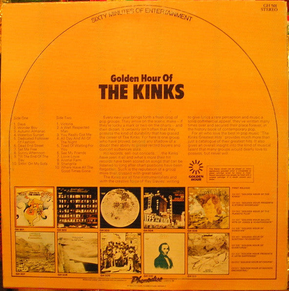 The Kinks - Golden Hour Of The Kinks Vinyl Record