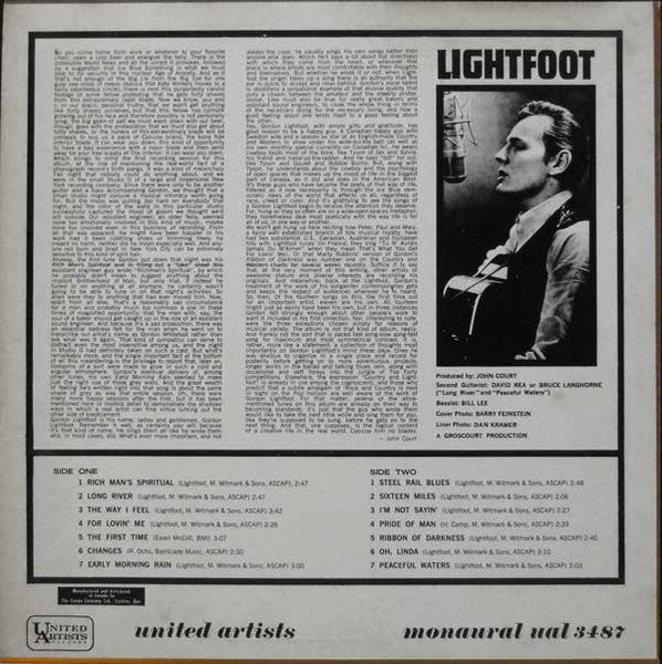 Gordon Lightfoot - Lightfoot - 1966