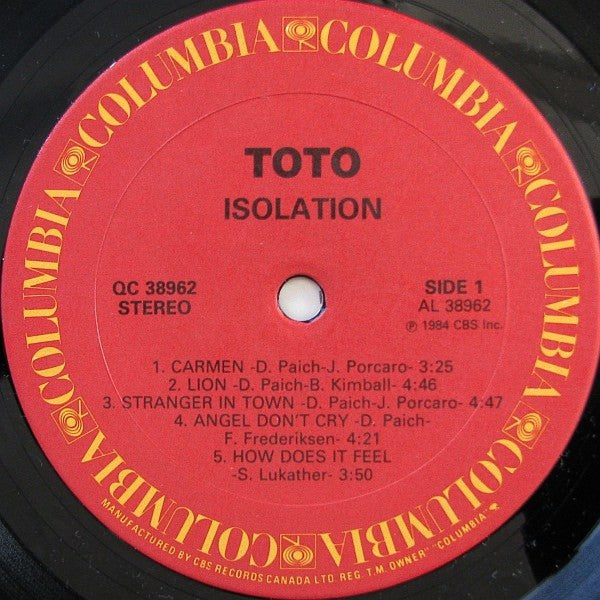 Toto - Isolation