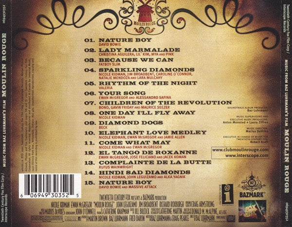 Various - Music From Baz Luhrmann's Film Moulin Rouge (CD) - 2001