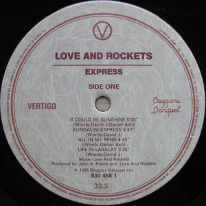 Love And Rockets - Express - 1986