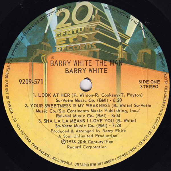 Barry White - Barry White The Man