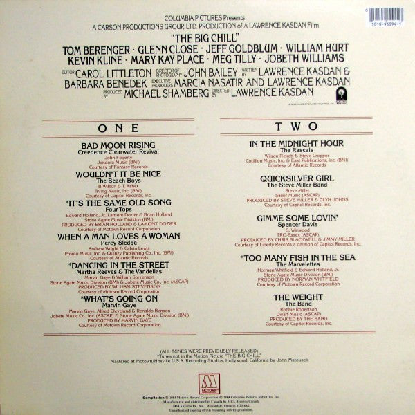 Various - More Songs From The Original Soundtrack Of The Big Chill - 1984